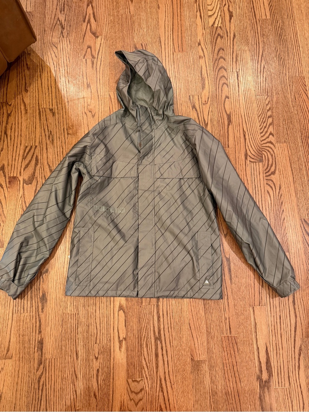 Burton men's Poacher snow jacket in size S color Moss Green